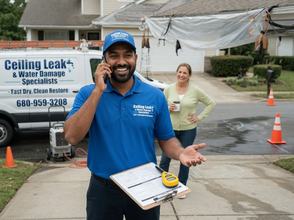 Ceiling Leak Cleanup Cordova, SC FAQs